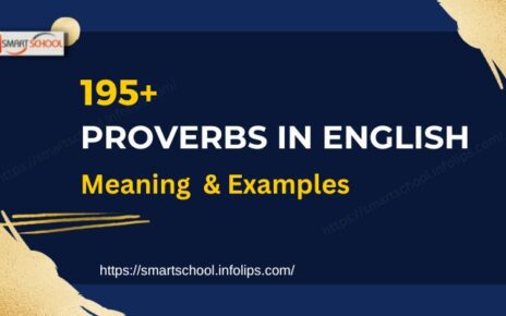 Proverbs And Its Meaning